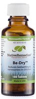 Native Remedies Be-Dry Tablets - Natural Homeopathic Formula Reduces Bedwetting and Nervousness in Children - Promotes Bladder Health - 180 Tablets