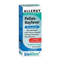 bioAllers Pollen Hayfever Homeopathic Allergy Treatment for Congestion, Sneezing, Runny Nose & Itchy Eyes | 1 Fl Oz