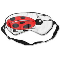 Ladybug Kids Animals Pure Silk Sleep Mask Reusable Cold Improves Sleep Edema Eye Tiredness