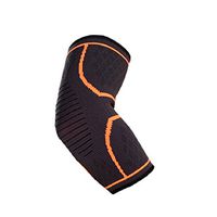 bjduck99 Summer Breathable Anti-Slip Sports Armband Cover Injury Protective Sleeve Pad - Orange