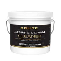Rolite Brass & Copper Cleaner (10lb) Instant Cleaning & Tarnish Removal on Railings, Elevators, Fixtures, Hotels, Cruise Ships, Office Buildings
