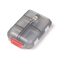 Daily Pill Organizer Weekly Pocket Pill Box Case Dispenser Small First Aid Holder Container Portable Pill Holder Travel Organizer Prescription Medication Reminder Medical Case for Vitamins Fish Oil