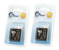 2 Pack - Replacement for Panasonic Lumix DMC-FS25 Battery - Compatible with Panasonic DMW-BCF10 Digital Camera Battery (1000mAh 3.7V Lithium-Ion)
