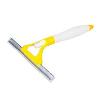 Tuscom Leaning Brush Multi Function Window Car Glass Cleaner Washing Car Scratch Wash Brush Truck Cleaning Water Spray Nozzle Effective Plastic Glass Cleaner Brush (4 Colors) (Yellow)