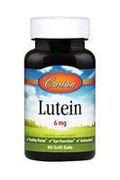 Carlson - Lutein, 6 mg, Healthy Vision & Eye Function, Antioxidant, 60 Softgels