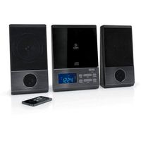 Onn ONA13AV503 Mini Stereo Shelf System CD Player AM/FM Stereo Clock Audio