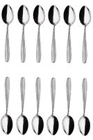 Uniware 2 MM Stainless Steel Dinner Spoon, Set of (12)