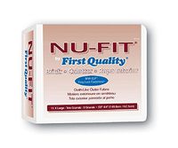 NU-Fit Adult Brief X-Large, 59" to 64" Waist, White - Case of 60 (4 Packs of 15)