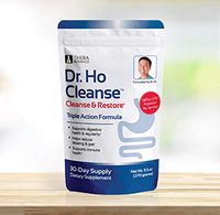 Dr. Ho Cleanse & Restore - Detox-Eliminate Built-up Toxins and Waste; Relieve Discomfort from Constipation, Gas, Upset Stomach; Feel Lighter, Slimmer Energize Gluten Free Fiber Rich Detoxification