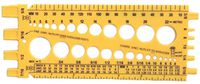 Stainlesstown Nut Bolt Thread Gauge (Yellow)