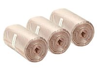 George Jimmy Disposable Household Garbage Bags Kitchen Trash Bags Wastebasket Bag 35x45CM Golden(3 Rolls/90 Counts)