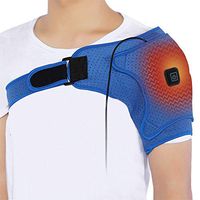 HZYWL Shoulder Support Brace,USB Shoulder Heating Pad for Rotator Cuff, Arm Wrap USB Electric Fits Dislocated Ac Joint, Sprain, Bursitis, Tendonitis