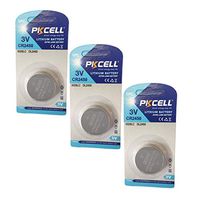 3V Lithium Button Cell Batteries cr2450 Count 3Pcs