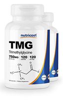 Nutricost TMG 750mg, 120 Capsules (2 Bottles)