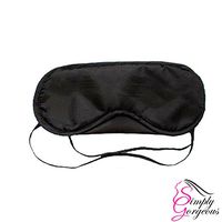 50 X Simply Gorgeous Black Luxury Sleep Sleeping Eye Mask Blindfold