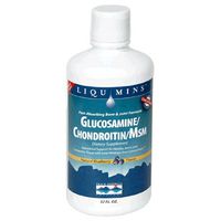 Trace Minerals Research Liqumins Glucosamine/Chondroitin/MSM, Natural Blueberry Flavor, 32 Ounces