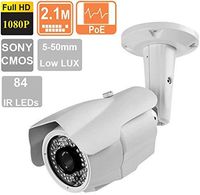 OwlTech License Plate Recognition IP Camera 2.1MP 1080P 5-50mm Varifocal Lens 84 IR LEDs ...