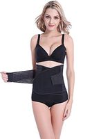 HugeStore Breathable Postpartum Support Recovery Belly Waist Belt Body Shaper Postnatal Shapewear for Women M