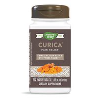 Nature's Way Curica Pain Relief, Unique Triple-Action, Relieves Pain & Stiffness, 1,405 mg per serving, 100 Count