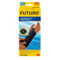 3M Health Care 611612EN Futuro Custom Dial Wrist Stabilizer, Left Hand, Adjustable, Black (Pack of 12)