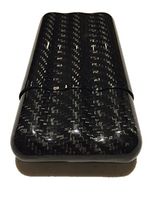 Genuine Carbon Fiber Cigar Case (3 cigar case)