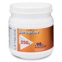 LiftMode Beberine HCL Extract Powder Supplement - Promotes Heart Health, Metabolism & Reduces Inflammation | Vegetarian, Vegan, Non-GMO, Gluten Free - 250 Grams (500 Servings)