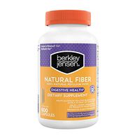 Berkley and Jensen Fiber Capsules Laxative Supplement 400 Capsules Per Bottle