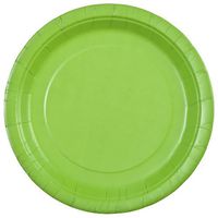 Party Dimensions 70592 20 Count Paper Plate, 9-Inch, Lime Green
