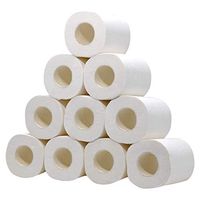 Suruc - Toilet Paper, 4 Layers Bathroom Roll Paper Skin-friendly Napkin Pulp Tissue Water Absorbent Bathroom Bath Tissue Family Roll Paper