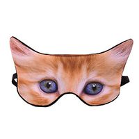 ACTLATI Cartoon Animal Eye Mask Sleeping Blindfold for Travel Home Office Rest