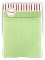 Nautical Dots Memo Sheets and Acrylic Holder, 150 Note Papers, 5"x7" Memo Pad, Notes, Stationery, Desk Accessory, Mother's Day Gift, Unique Gift for Mom and Women