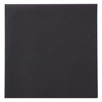 Hoffmaster 125073 Linen-Like Dinner Napkin, 1/4 Fold, 17" Length x 16" Width, Black (Case of 300)