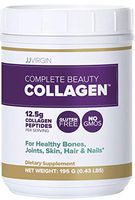 JJ Virgin Complete Beauty Collagen - Collagen Peptides for Joints, Skin, Hair & Nails (15 Servings, 195 Grams)
