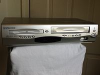 Emerson EWD2203 DVD Player/VCR Video Cassette Tape Recorder Combo, 4-Head HQ Stereo VHS Player, MP3 Player w/ Dolby, Compact Disc Digital Out. Works Amazing!