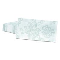 Hoffmaster 856513 Linen-Like Guest Towels, 17 x 12, Silver, 125 per Pack (Case of 4 Packs)