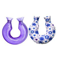 FANCY PUMPKIN U Type Hot Water Bottle With Cover Hot& Cold Relief 1.4 L- #07