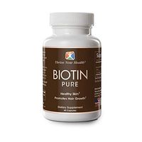Thrive Now Health Biotin Pure, B Vitamin, 60-Count