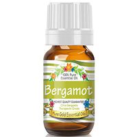 Pure Gold Bergamot Essential Oil, 100% Natural & Undiluted, 10ml
