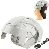 Vinmax Electric Head Massager Brain Scalp Massage Tool with Acupuncture Points, 8 Massaging Modes, Size Adjusted to Relieve Fatigue and Aches, Headache & Improve Sleep and Memory at Home Office Trave