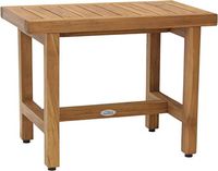 AquaTeak Patented 24" Spa Lotus Teak Shower Bench