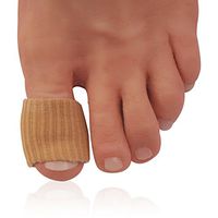 Dr Frederick's Original Fabrigrip Toe Protectors - 2 Multiple-Use Pieces - Toe Covers to Prevent Blisters, Cushion Bunions, More - Large