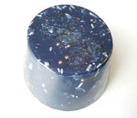 Tower Busters 1 Indigo Blue Orgone Generator Energy Accumulator PERFECT GIFTING TOOL!!!! Made 528Hz Frequency with OM Chants Many Beautiful Ingredients and Colors!!