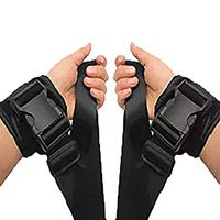 BIHIKI Control Limb Holder,2 PCS Medical Restraints Patient Hospital Bed Limb Holders for Hands Or Feet,Universal Constraints Control Quick Release (for Wrist)