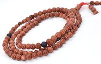 The Art of Cure Healing Jewelry & Mala meditation beads (108 beads on a strand) (goldstone)