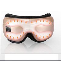 Smart Steam Eye Mask, Heated Sleep Eye Mask Blindfold Hot Compress Bluetooth Dual Balloon Meditation Music Eye mask for Relieving Insomnia Dry Eye Blepharitis,Gold