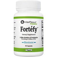 Fortéfy - 3 Elite Strains of Probiotics providing 20 billion CFU per capsule - 45 capsules