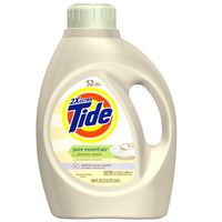 Tide 2x Ultra Pure Essentials With Baking Soda Liquid White Lilac Scent 52 Loads
