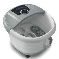 Foot Spa Bath Massager with Heat and Automatic Massage Foot Pedicure Spa Machine Athletes Foot Bubble Soak Tub,Digital Adjustable Temperature Control