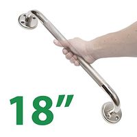 PCP Grab Bar Diamond Grip Security, Chrome, 18 Inch