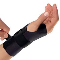 Futuro Energizing Wrist Support, Helps Relieve Symptoms of Carpal Tunnel Syndrome, Moderate Stabilizing Support, Left Hand, Small/Medium, Black